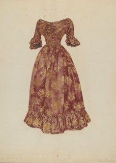 Dress, c. 1938. Creator: Irene Lawson.