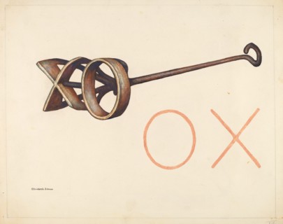 Branding Iron, c. 1942. Creator: Elizabeth Johnson.