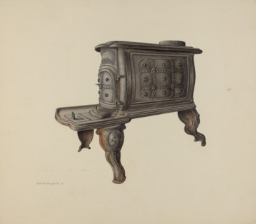 Stove, 1938. Creator: Albert Geuppert.