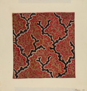 Printed Calico, 1938. Creator: Marie Lutrell.