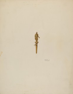 Watch Key, c. 1938. Creator: Harry Grossen.