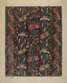 Printed Cotton, c. 1939. Creator: Edith Magnette.