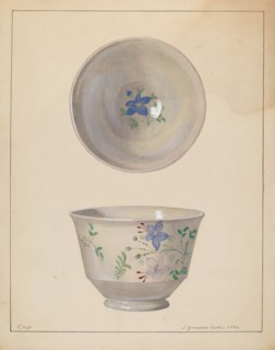 Tea Cup, 1936. Creator: J. Howard Iams.