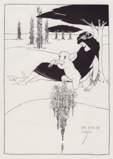 The Kiss of Judas, 1893. Creator: Aubrey Beardsley.