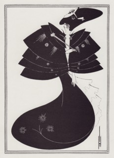 The Black Cape, 1893. Creator: Aubrey Beardsley.