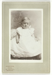 Hugo Tscharuack (in white christening dress), July 17, 1896. Creator: Adam Heeb.