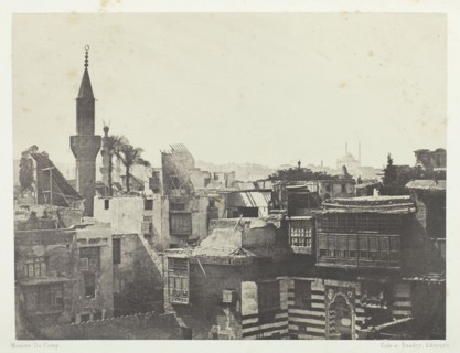 Vue Générale Prise a l'Ouest, Le Kaire, 1849/51, printed 1852. Creator: Aimé Rochas.
