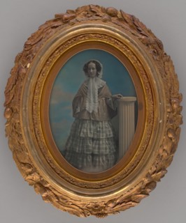 Untitled (Portrait of a Standing Woman), 1850. Creators: Albert Sands Southworth, Josiah Johnson Hawes.