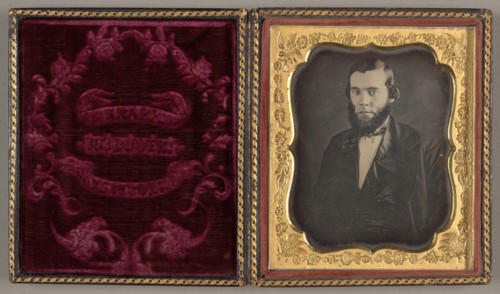 Untitled [portrait of a man], c. 1850. Creator: Knapp.