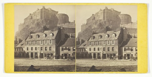 Edinburgh Castle, 1867. Creator: Archibald Burns.