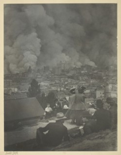 San Francisco Earthquake, April 1906.  Creator: Arnold Genthe.