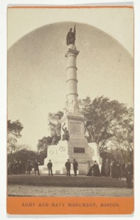 Army and Navy Monument, Boston, 1840/1900. Creator: Unknown.