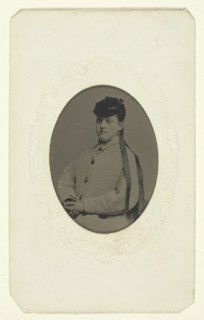 Untitled (Portrait of a Woman in a Hat), 1840-1900. Creator: Unknown.