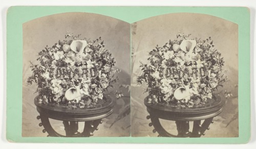 Untitled [wreath with the name Edward], 1875-1899. Creator: Unknown.