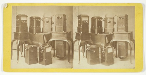 Beekers' Revolving Stereoscopes, 1875/99. Creator: Unknown.