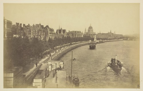 Thames Embankment, 1850-1900. Creator: Unknown.