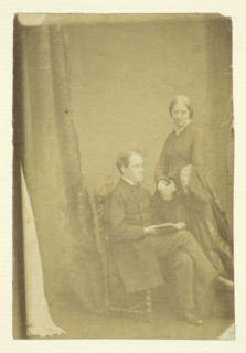 Mr. and Mrs. Craik, 1865/75. Creators: Unknown, Benjamin Mulock.