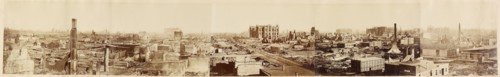 Untitled (Chicago after the Chicago Fire), 1871. Creator: George N. Barnard.