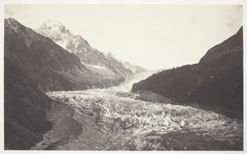 Savoie 48. Aiguille et glacier d’Argentières (Savoy 48. The Needle and the Argentières Glacier), c.  Creator: Auguste-Rosalie Bisson.