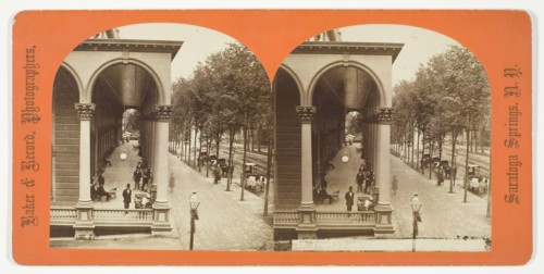 Front Piazza, late 19th century. Creator: Baker & Record.