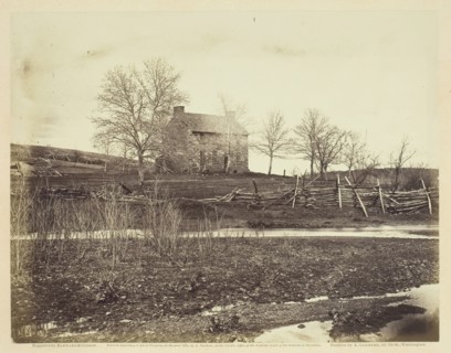 Mathew's House, Battle-field of Bull Run, March 1862. Creators: Barnard & Gibson, George N. Barnard, James F. Gibson.