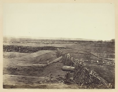 Quaker Guns, Centreville, Virginia, March 1862. Creators: Barnard & Gibson, George N. Barnard, James F. Gibson.