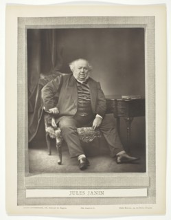 Jules Janin, 1875/77. Creator: Bertall.