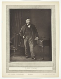Sainte-Beuve, 1875/77. Creator: Bertall.