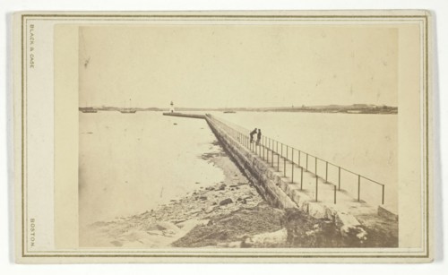 Goat Island, Lighthouse, 1864/67. Creators: Black & Case, James Wallace Black.