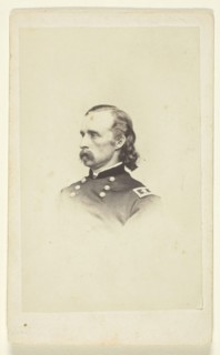 General George Armstrong Custer, 1860/76. Creators: Brady's National Photographic Portrait Galleries, Matthew Brady.