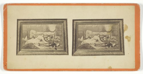 Untitled [dramatic scene], late 19th century.  Creator: C. H. Wareham.