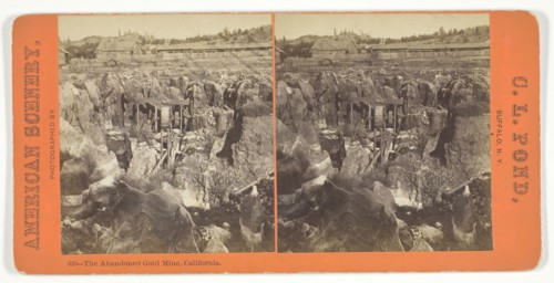 The Abandoned Gold Mine, California, 1860/90. Creator: C. L. Pond.