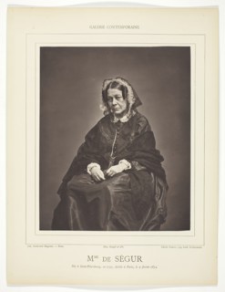 Mme. de Ségur, c. 1874. Creator: Caret Caret.