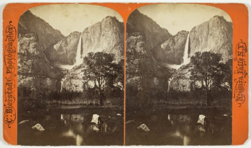 Untitled [waterfall], 1863/1903.  Creator: Charles Bierstadt.