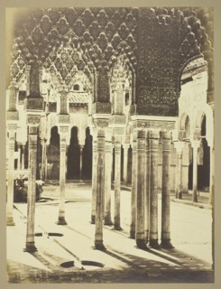 Entrance Court of the Lions, Alhambra, c. 1960. Creator: Charles Clifford.