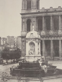 Fountain at St. Sulpice, 1851. Creator: Charles Marville.