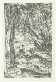 Le bucheron, possibly 1857, printed 1982. Creator: Charles Nègre.