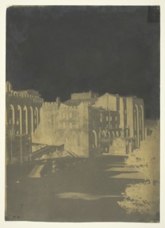 The Pope's Palace, Avignon, c. 1851. Creator: Charles Nègre.