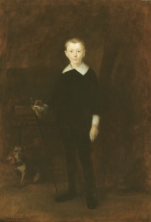 Portrait of a Boy, 1886. Creator: Eugene Carriere.