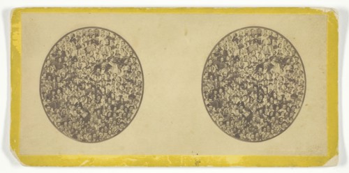 Untitled [collage of photographic portraits], late 19th century. Creator: Daniel S. Camp.