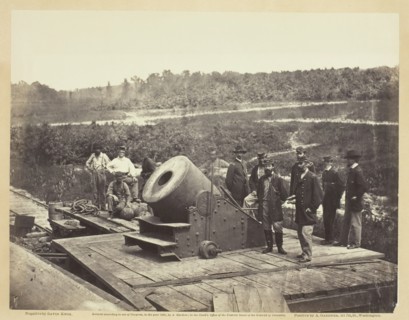 Mortar Dictator, in Front of Petersburg, October 1864. Creator: David Knox.