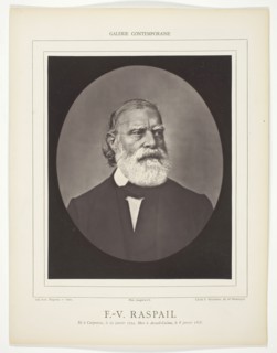 F.V. Raspail, c. 1876. Creator: Etienne Neurdein.