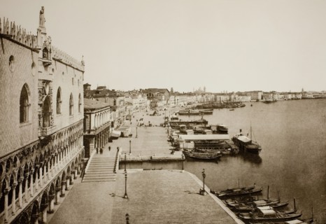 Untitled (89), c. 1890. [Doge's Palace and Grand Canal, Venice].  Creator: Unknown.