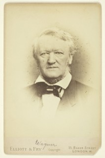 Portrait of Wagner, 1877. Creator: Elliott & Fry.