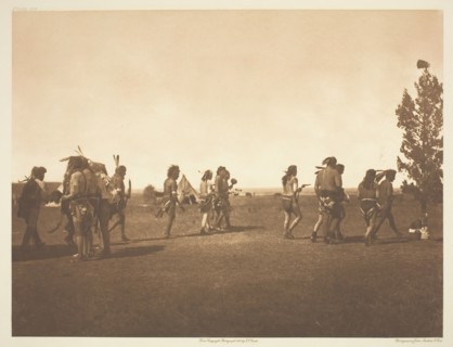 Arikara Medicine Ceremony - Dance of the Fraternity, 1908. Creator: Edward Sheriff Curtis.