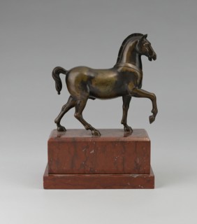 Stallion (one of a pair), c. 1650. Creator: Unknown.