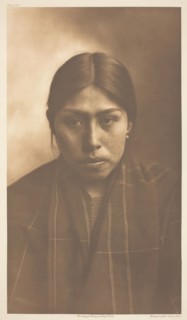 Suquamish Woman, 1899. Creator: Edward Sheriff Curtis.