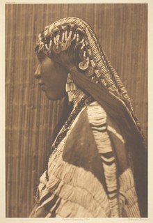 Wishham Girl, Profile, 1910. Creator: Edward Sheriff Curtis.