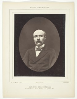 Eugène Clémenceau, c. 1876. Creator: Etienne Carjat.
