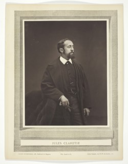 Jules Claretie, c. 1876. Creator: Etienne Carjat.